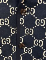 Gucci Monogram Jacquard Blazer Jacket