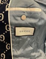 Gucci Monogram Jacquard Blazer Jacket