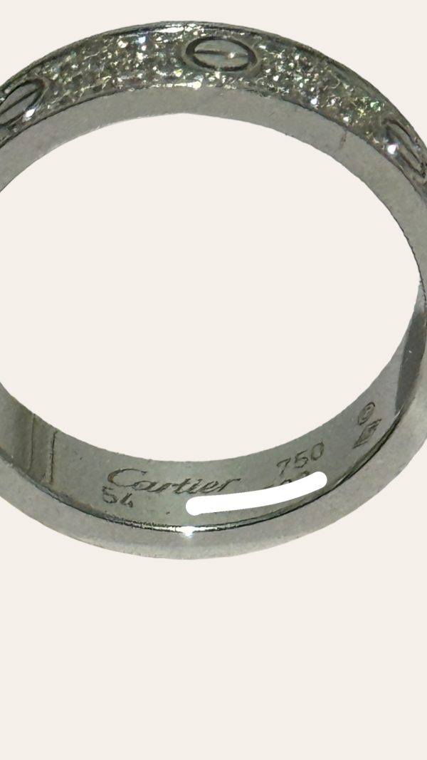 Cartier Love Wedding Band, Diamond-Paved