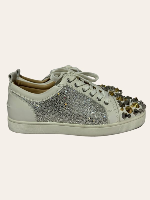 Christian Louboutin Crystal Embellished Sneaker SZ 40.5