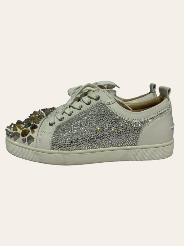 Christian Louboutin Crystal Embellished Sneaker SZ 40.5