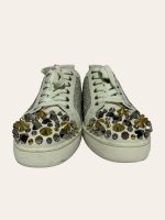 Christian Louboutin Crystal Embellished Sneaker SZ 40.5