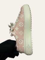 Louis Vuitton Pink Monogram Time Out Sneaker SZ 35.5