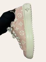 Louis Vuitton Pink Monogram Time Out Sneaker SZ 35.5