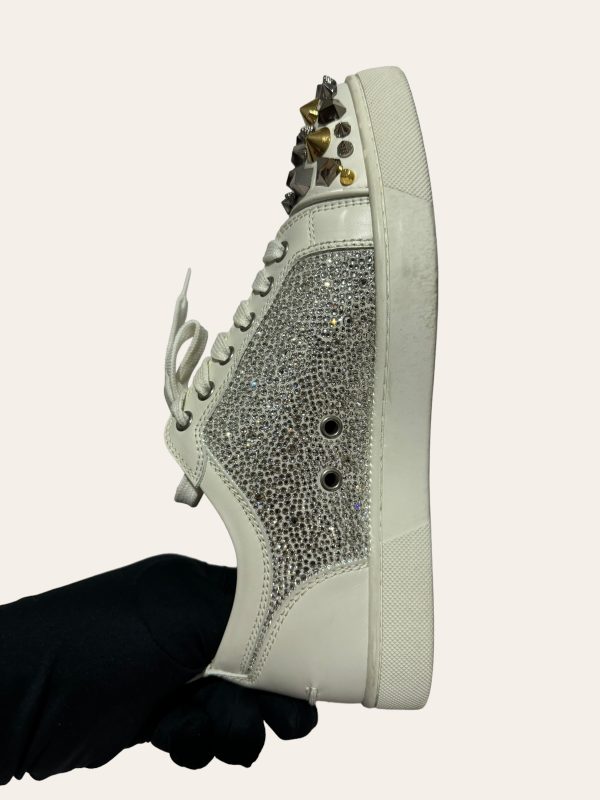 Christian Louboutin Crystal Embellished Sneaker SZ 40.5