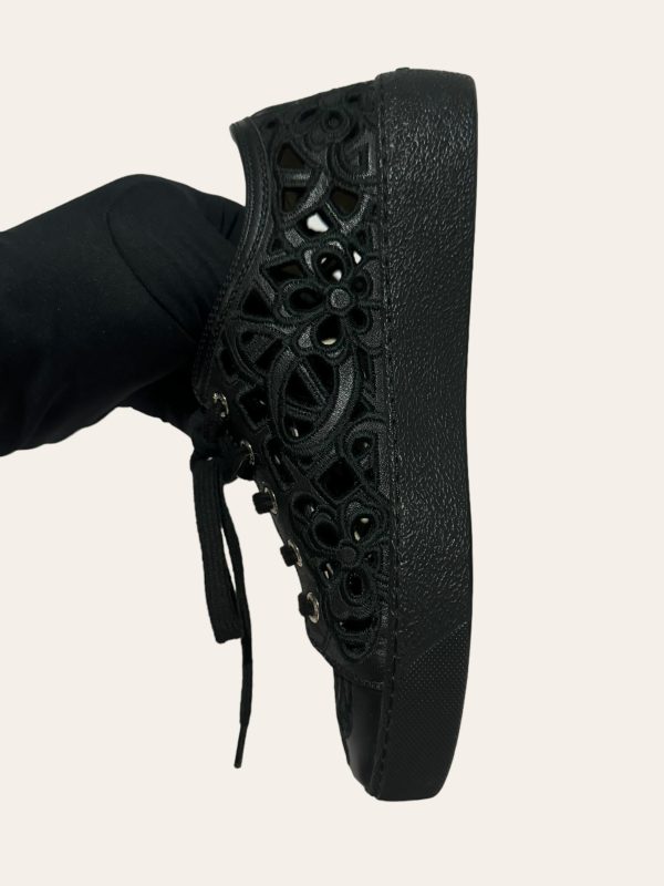 Chanel Lace Sneaker SZ 36