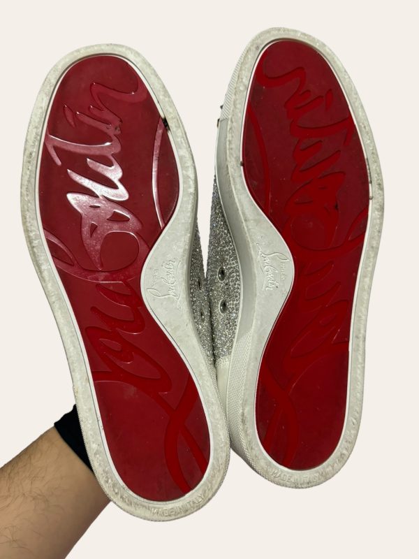Christian Louboutin Crystal Embellished Sneaker SZ 40.5