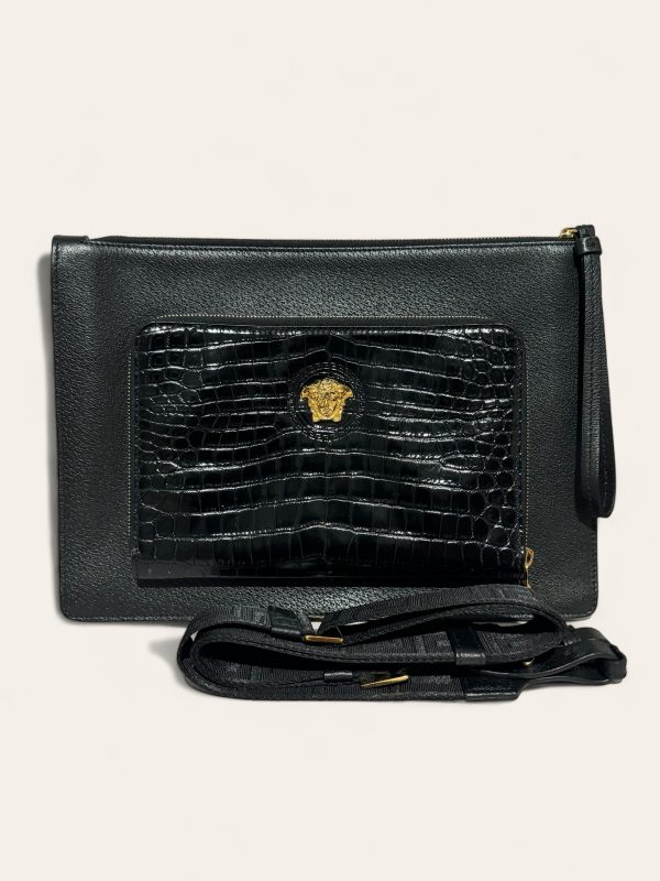 Versace Medusa Clutch with Strap