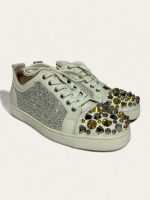 Christian Louboutin Crystal Embellished Sneaker SZ 40.5