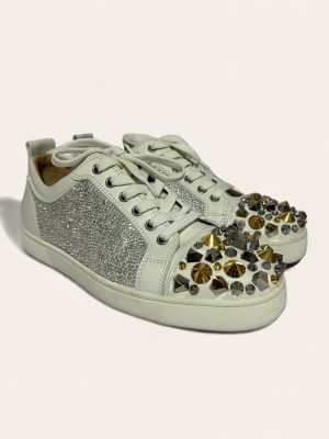 Christian Louboutin Crystal Embellished Sneaker SZ 40.5