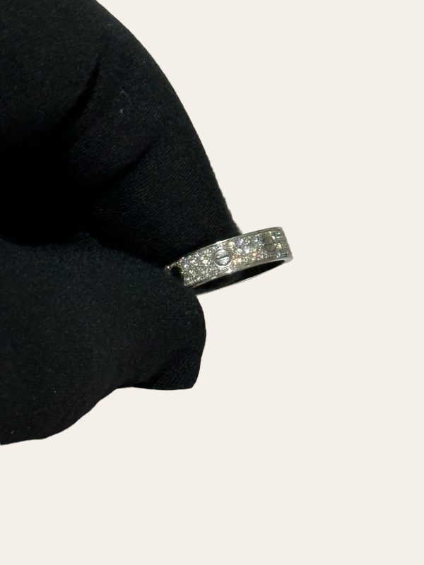 Cartier Love Wedding Band, Diamond-Paved