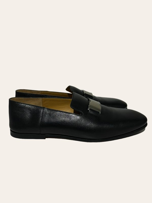 Hermes Mocassin Homme Drink Chevre Loafer SZ 43