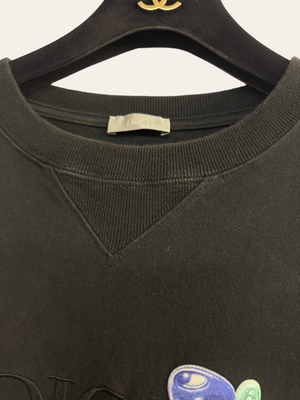 Dior X Kenny Scharf Embroidered Logo T-Shirt