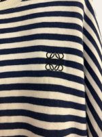 Loewe Anagram Striped Sweatshirt