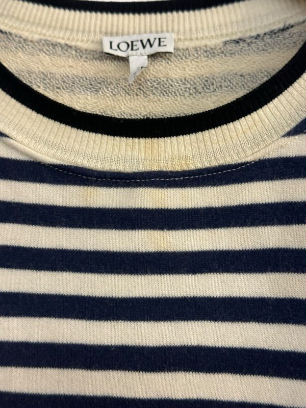 Loewe Anagram Striped Sweatshirt