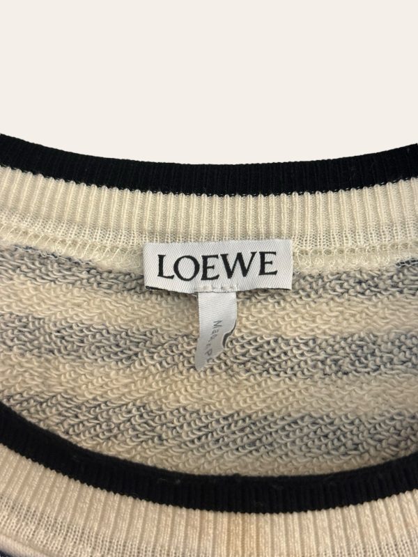 Loewe Anagram Striped Sweatshirt