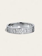Cartier Love Wedding Band, Diamond-Paved