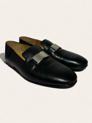 Hermes Mocassin Homme Drink Chevre Loafer SZ 43