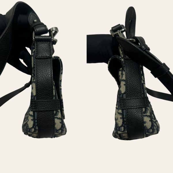 Dior Oblique Saddle Hobo Crossbody Bag