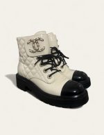 Chanel Quilted Boots SZ 37