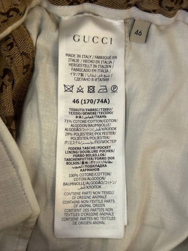 Gucci Monogram Pants