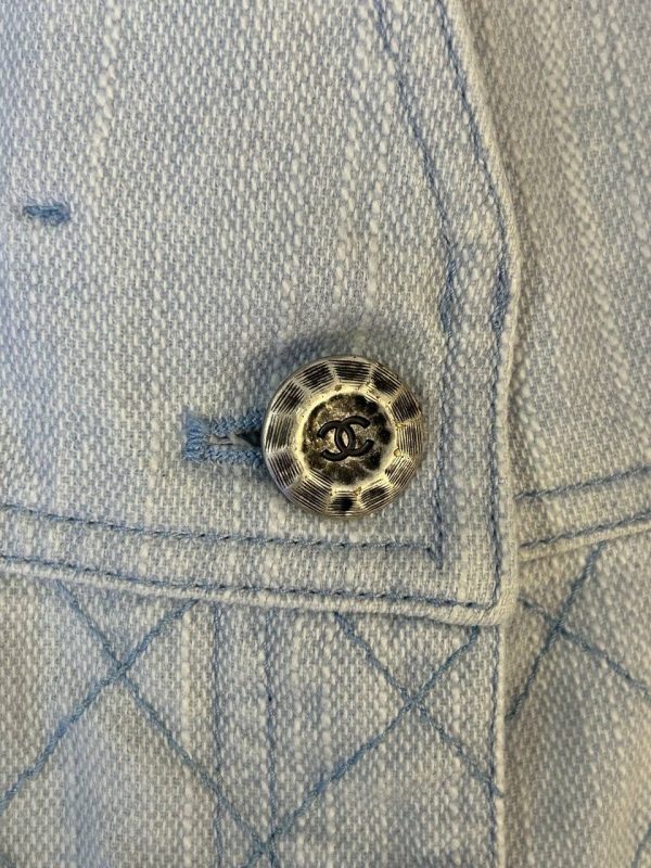 Chanel Quilted Denim Jeans