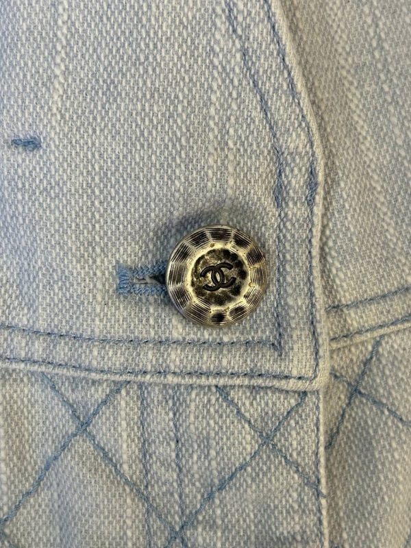 Chanel Quilted Denim Jeans
