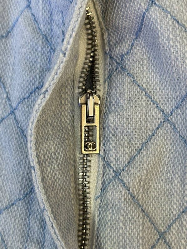 Chanel Quilted Denim Jeans