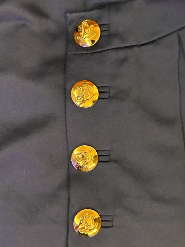 Louis Vuitton Logo Button Shorts