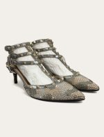 Valentino Crystal Rockstud Caged Pump SZ 38.5
