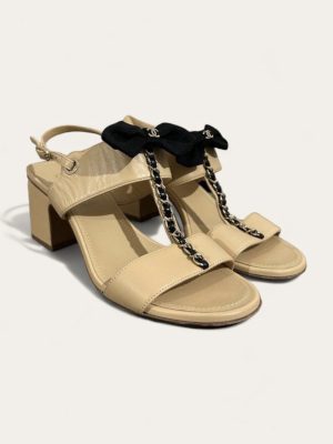 Chanel Bow Heel SZ 38