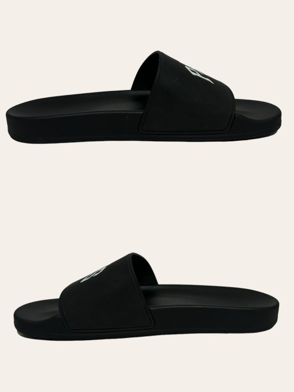 Balenciaga Logo Rubber Slides SZ 42