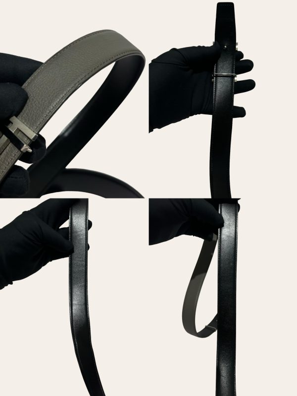 Hermes H Au Carre Reversible Belt
