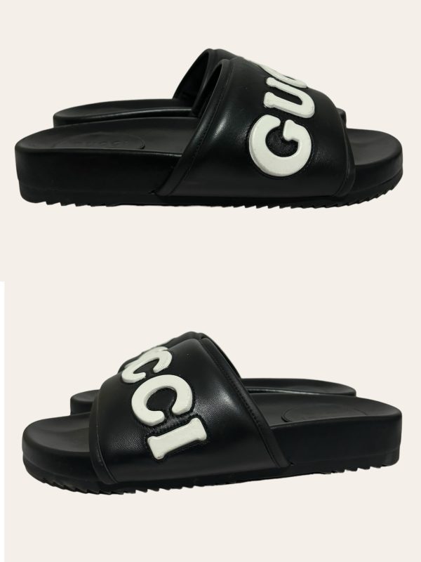 Gucci Logo Slides SZ UK 10 / EU 44