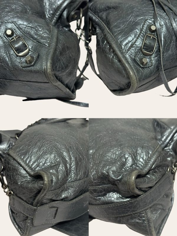 Balenciaga Metallic City Bag