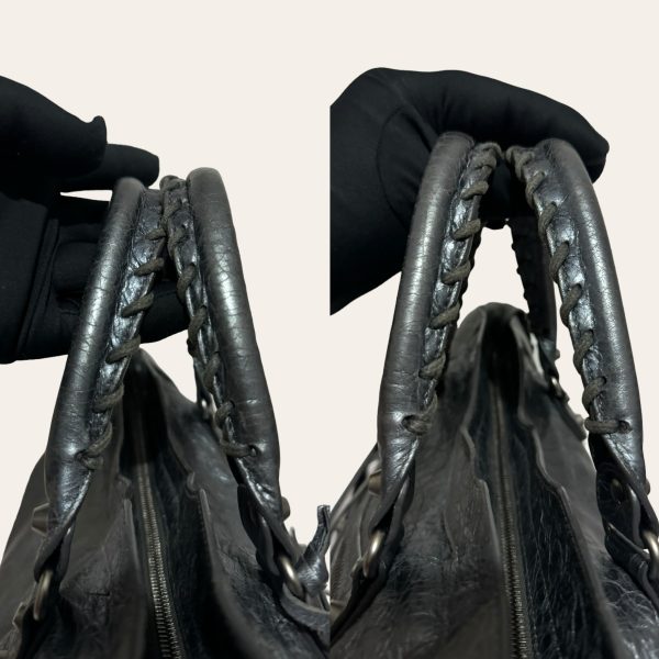 Balenciaga Metallic City Bag