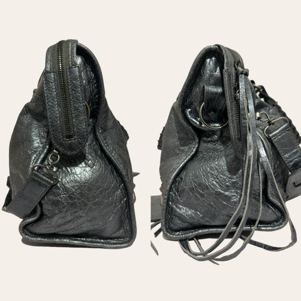 Balenciaga Metallic City Bag