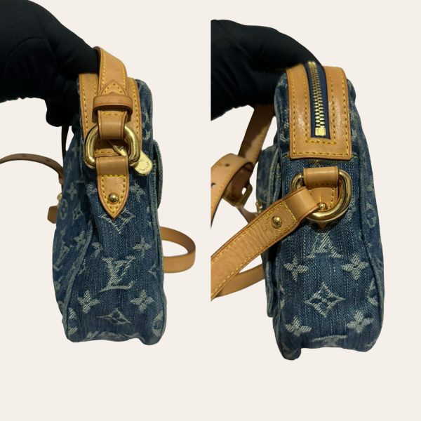 Louis Vuitton Denim Camera Crossbody Bag