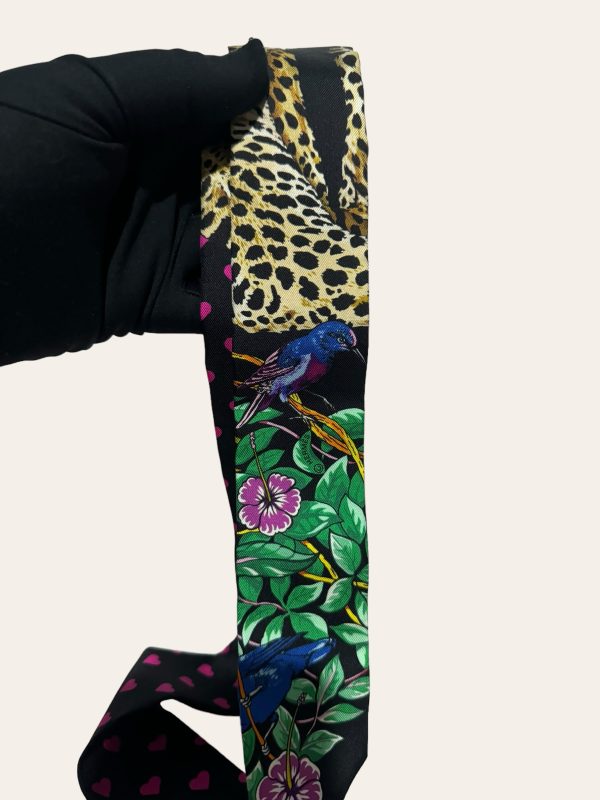 Hermes Jungle Silk Twilly