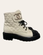 Chanel Quilted Boots SZ 37
