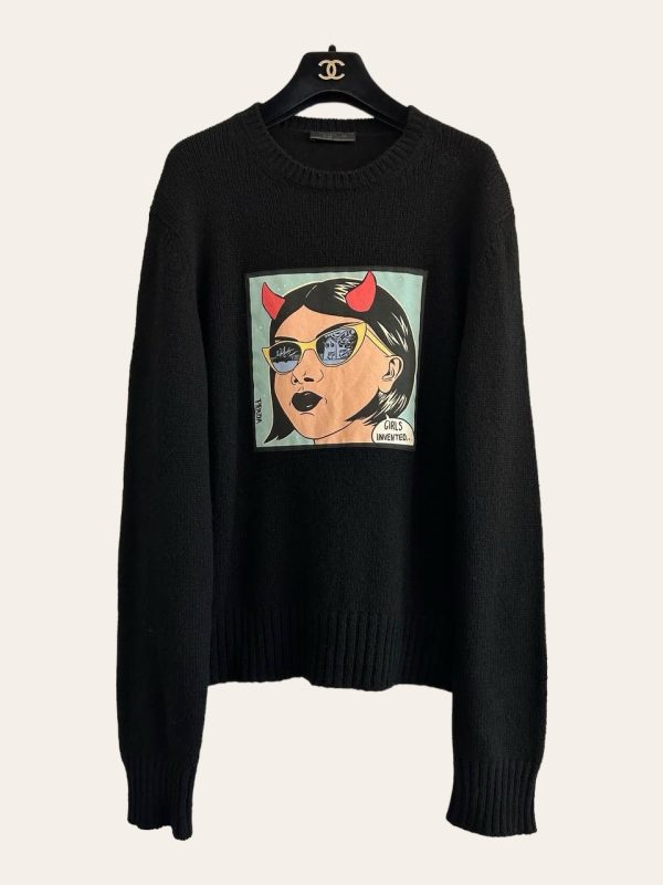 Prada Graphic Sweater