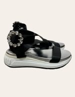 Miu Miu Crystal Sandal SZ 38
