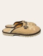 Gucci X Northface Shearling Slides SZ 36