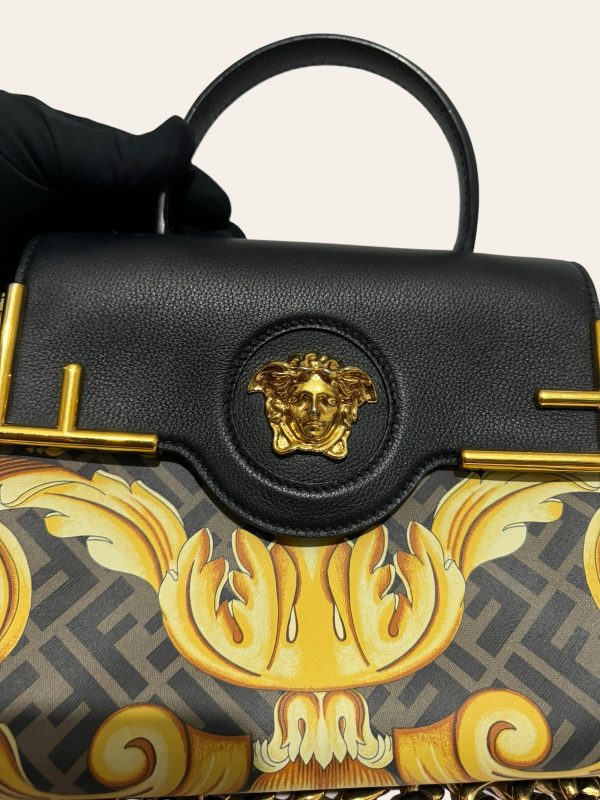 Fendi X Versace Fendace Palazzo Top Handle Bag