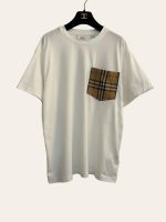 Burberry Checkered Pocket Oversized T-Shirt