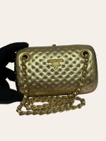 Prada Gold Chain Clutch