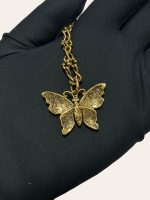 Gucci Crystal Butterfly Marmont Necklace