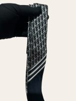 Dior Striped Oblique Silk Tie
