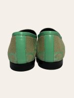 Gucci Monogram Horsebit Jordaan Loafer SZ 37