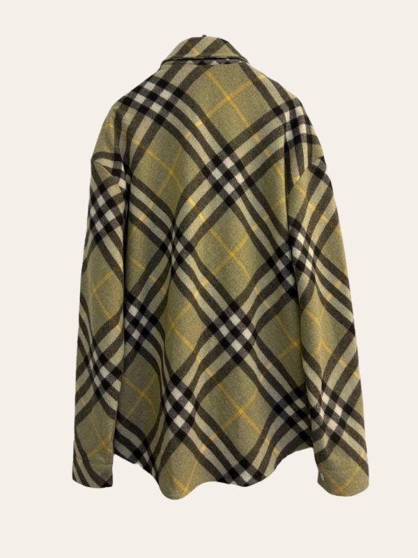 Burberry Check Wool Blend Shirt